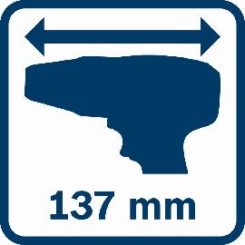 Kopflänge 137 mm.