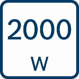 2000 Watt.