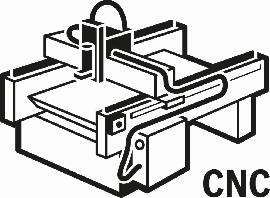 CNC-Fräsmaschine.