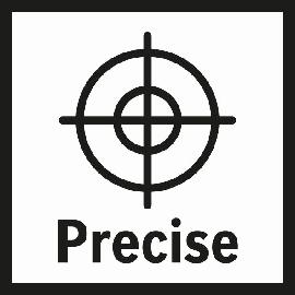 Präzise.
