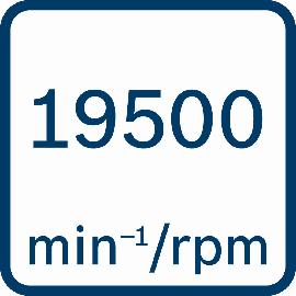 19500 U/min.