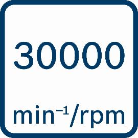 30000 U/min.