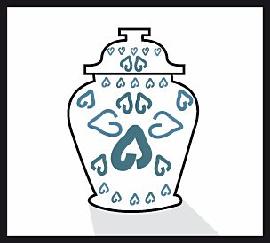 Materialsymbol Porzellan