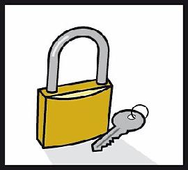 Materialsymbol Gehärteter Stahl