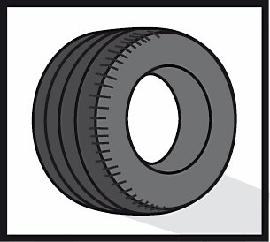 Materialsymbol Gummi