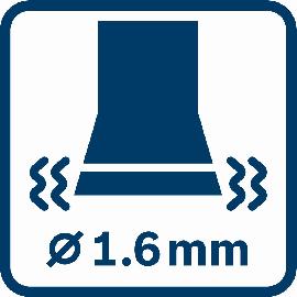Vibration 1,6 mm.