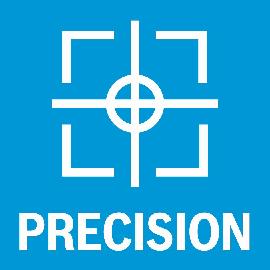 Präzision.