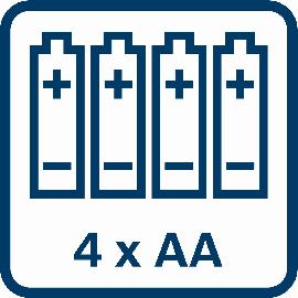 4 x AA.