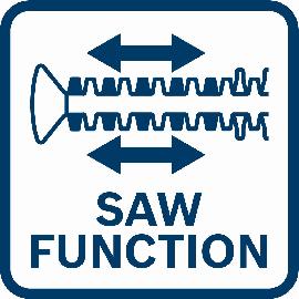 Sägefunktion.