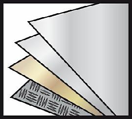 Materialsymbol Blech