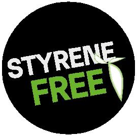 Symbol styrolfrei