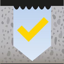 DE - Symbol wassergefüllte Bohrlöcher