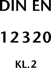 DIN EN 12320 KL 2
