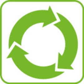 Besteht zu 43 % aus recyceltem Material