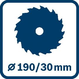 Sägeblattdurchmesser 190/30 mm
