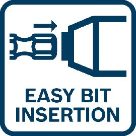 Einfaches Einsetzen des Bits