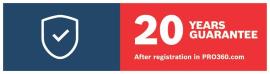 20 Jahre Garantie