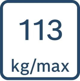Maximalgewicht 113 kg