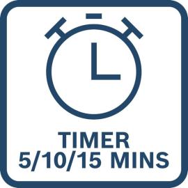 Timer 5/10/15 Minuten.