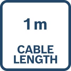 1 m Kabellänge.