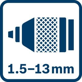 Bohrfutter 1,513 mm.