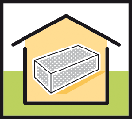 Materialsymbol Porenbeton
