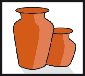 Materialsymbol Keramik