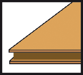 Materialsymbol Laminat