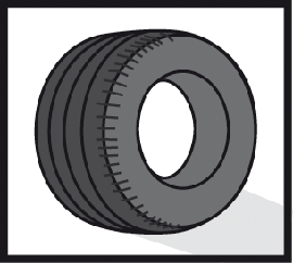 Materialsymbol Gummi