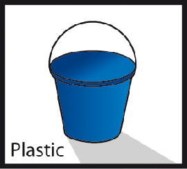Materialsymbol Kunststoff