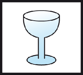 Materialsymbol Glas