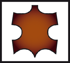 Materialsymbol Leder