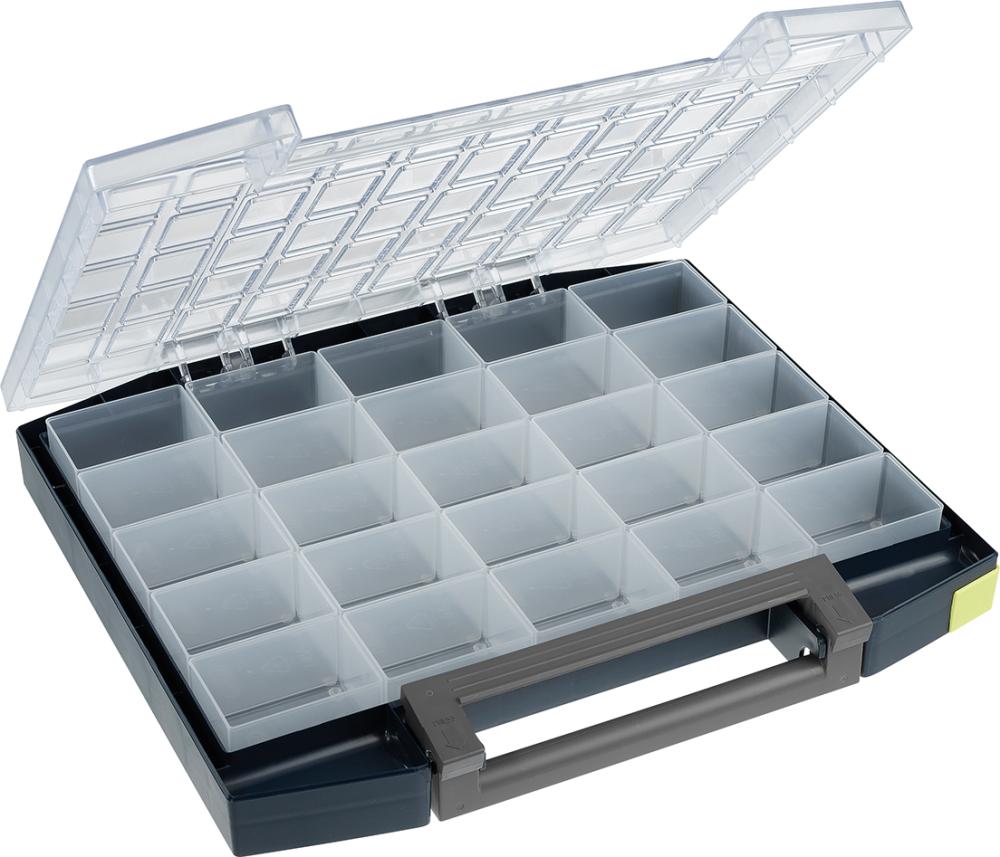 Sortimentskoffer Polycarbonat boxxser 55 5x10-25 blau raaco Produktbild img1 L