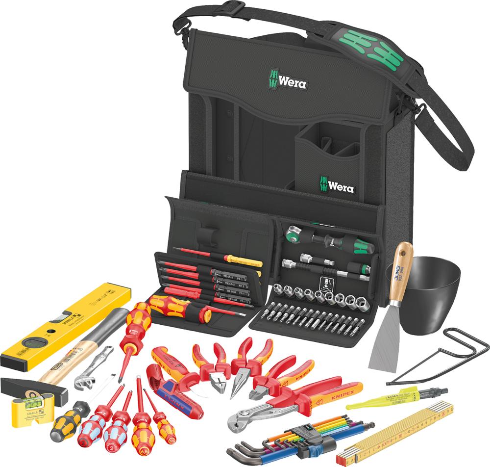 Werkzeugsortiment E1 Elektriker 73-teilig in Textilbox Wera Produktbild img1 L