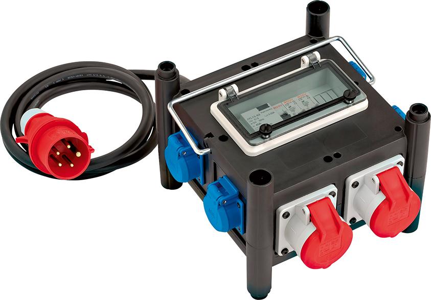 Gummi-Stromverteiler BSV 3 FI/16 Produktbild img1 L