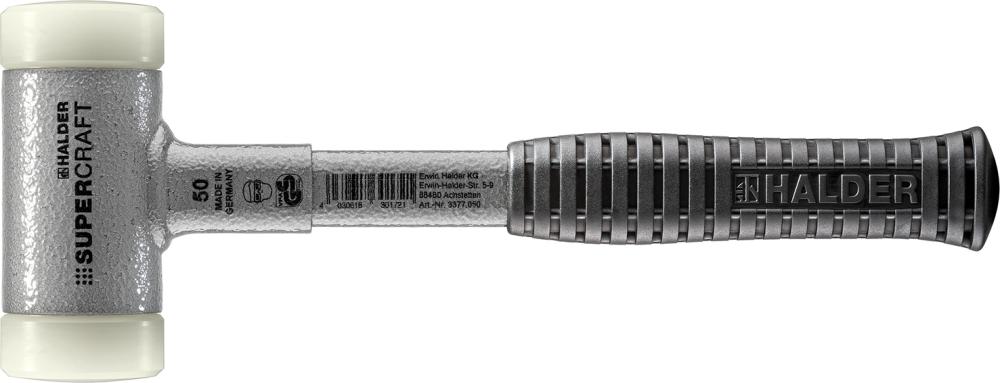 Schonhammer mit Stahlrohrstiel rückschlagfrei 50mm HALDER Supercraft Produktbild img1 L