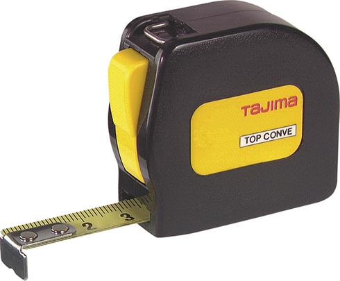 Taschenbandmaß TOP CONVE 3mx13mm gelb Tajima Produktbild img1 L