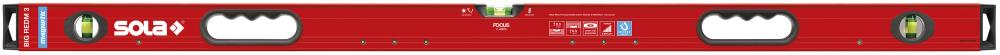 Magnet-Wasserwaage LM Big REDM 3 150cm pulverbeschichtet Sola Produktbild img1 L