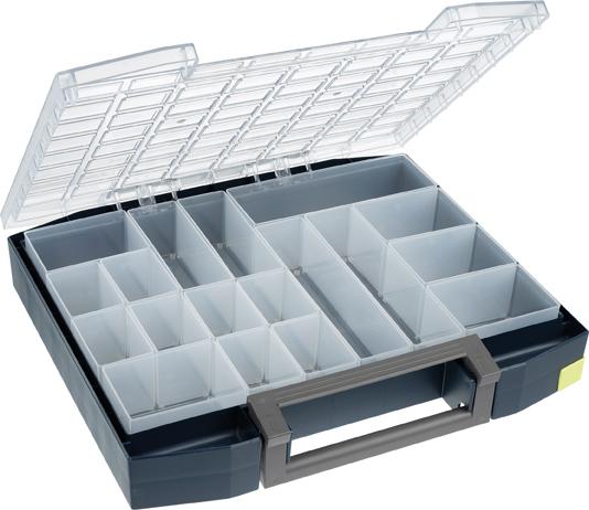Sortimentskoffer Polycarbonat boxxser 80 8x8-18 blau raaco Produktbild img1 L
