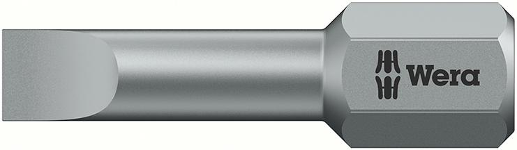 Bit für Schlitzschrauben 1/4", ähnlich DIN 3126 C 6,3, zähhart, mit Torsionsbrei Produktbild img1 L