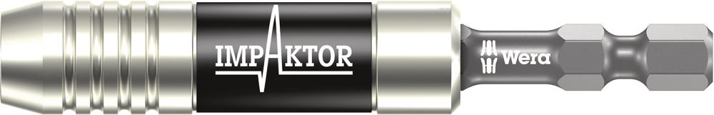 Bithalter Impaktor 1/4" für 1/4" Bits Sprengring + Magnet 75mm Wera Produktbild img1 L