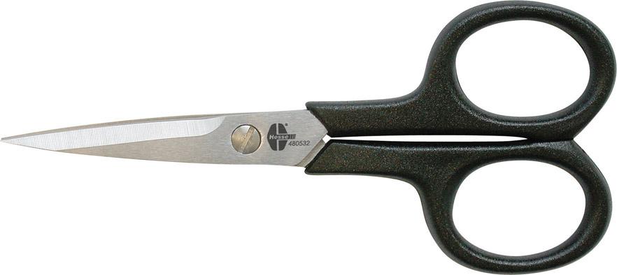 Arbeitsschere, Glattschiff, runde Griffaugen Produktbild img1 L