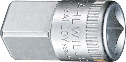 Vergrößerungsstück 3/8"-Innenvierkant auf 1/2"-Außenvierkant Produktbild img1 L