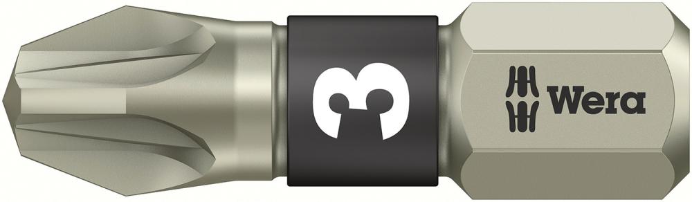 Bit rostfrei 1/4" DIN 3126 C6,3 PZ3x25mm Wera Produktbild img1 L