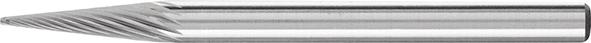 Hartmetall-Kleinfrässtift (Rotorfräser) DIN 8033 – Schaft-Ø 3 mm, Spitzkegelform Produktbild img1 L