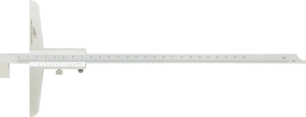 Tiefenmessschieber mit abgesetztem Messstift 1/20 200x100mm HP PREISSER Produktbild img1 L