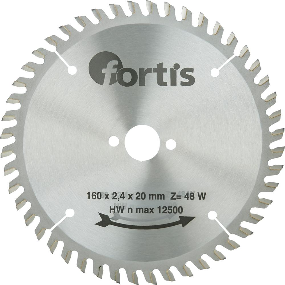 HW-Kreissägebl. 160x2,4 x20mm Z48W Fortis Produktbild img1 L