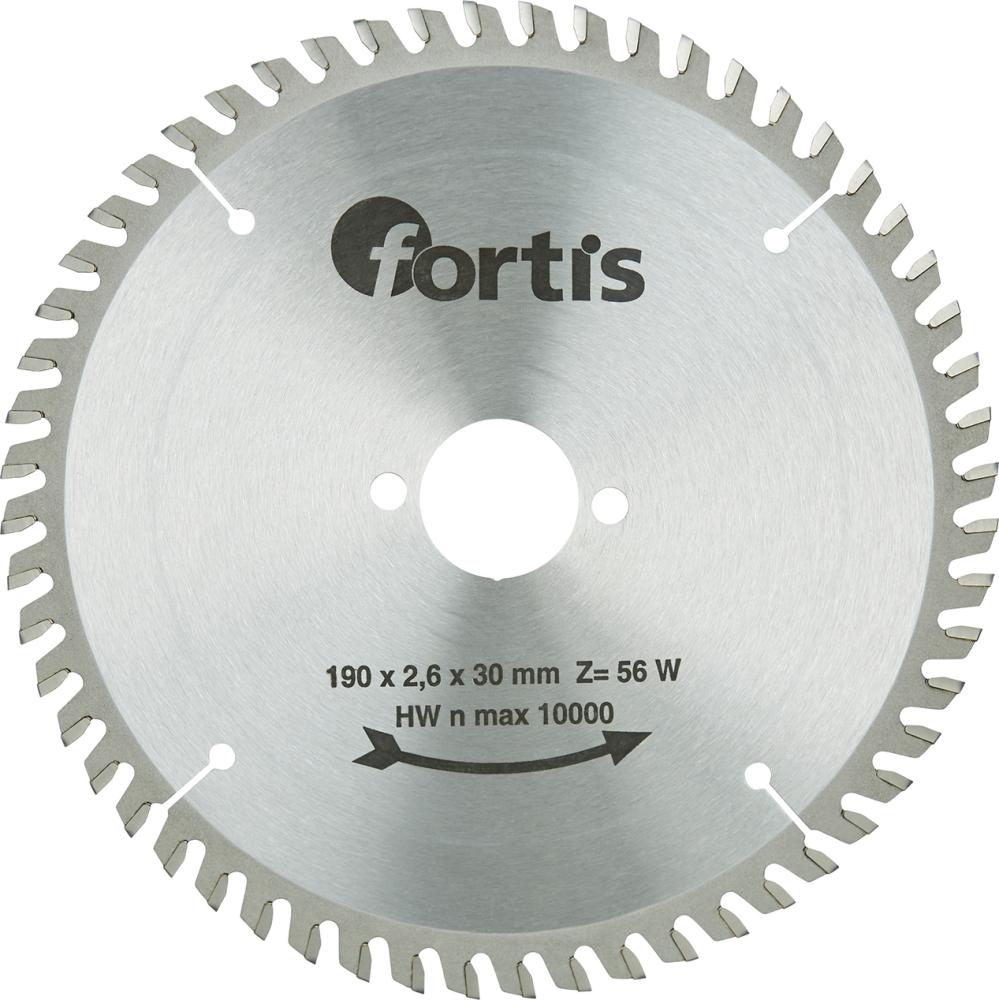 HW-Kreissägebl. 190x2,6 x30mm Z56W Fortis Produktbild img1 L