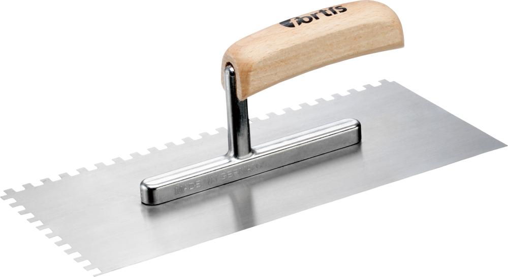 Glättekelle gezahnt 280x130mm 6x 6mm FORTIS Produktbild img1 L