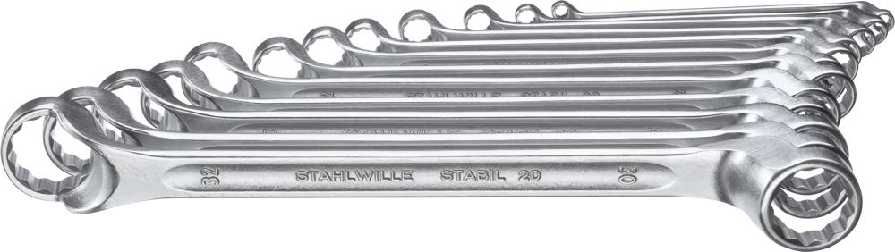 Doppelringschlüssel-Satz, gekröpft Produktbild img1 L